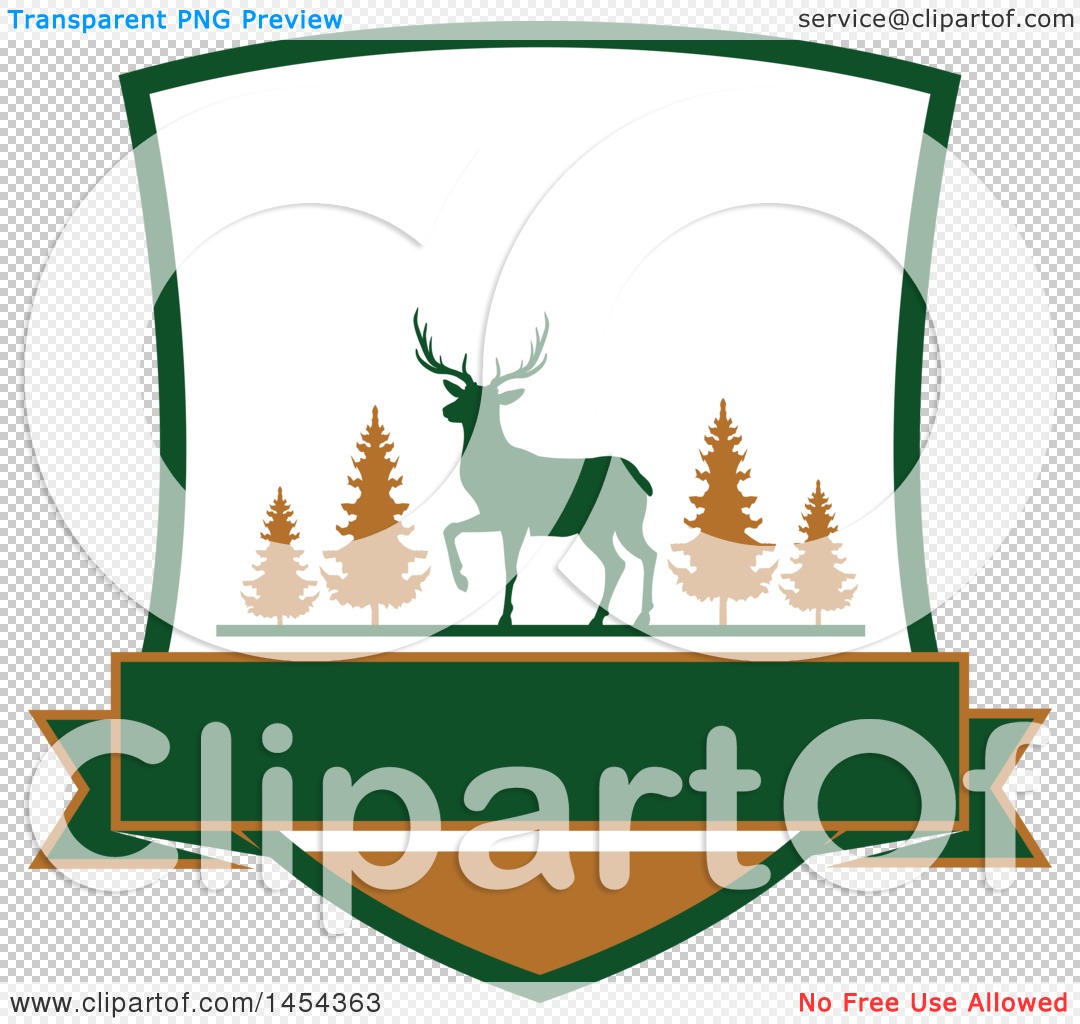 1080x1024 Clipart Graphic Of A Deer Hunting Shield