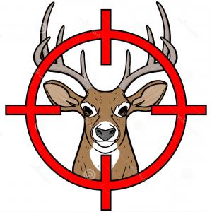 300x300 Stock Illustration Deer Hunting Vector Illustration Insignia Image