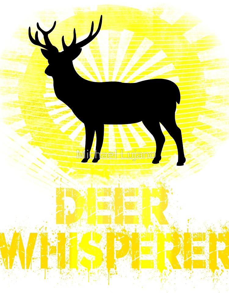 750x1000 Awesome Distressed Hunting Themed Deer Whisperer T Shirt Graphic