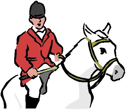 420x365 Fox Hunting Clipart