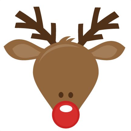 432x432 Deer Clipart Reindeer Head