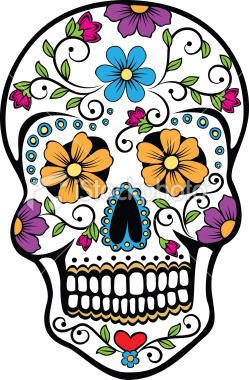 249x380 Sugar Skull Clipart Small Sugar