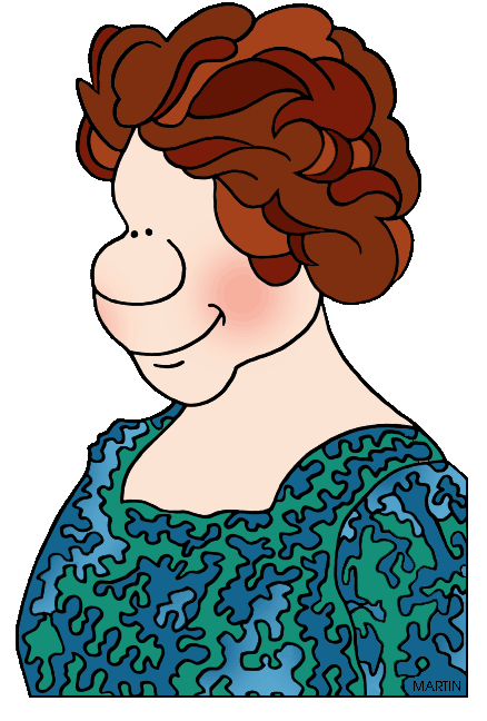 438x648 United States Clip Art By Phillip Martin, Famous People