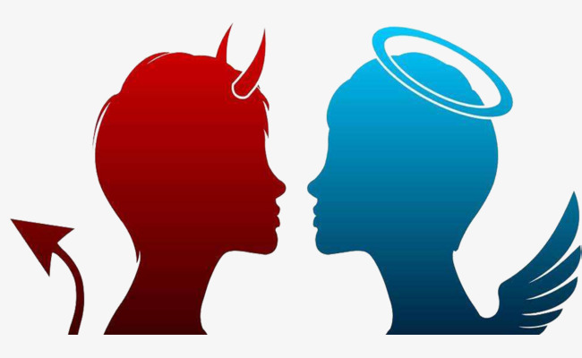 650x400 Collection Of Angel And Demon Clipart High Quality, Free