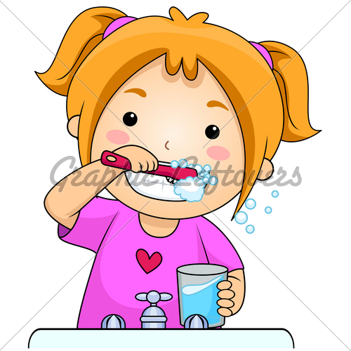 500x500 Brushing Teeth Clipart For Kids