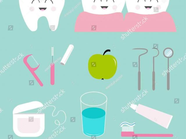 640x480 Stock Vector Cartoon Dental Hygienist Clipart Tools Mouth Oral