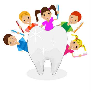 350x353 Clipart Kids Dentist Collection