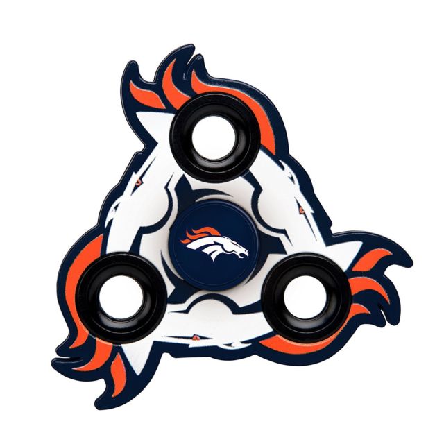 640x640 Denver Broncos 3 Prong Logo Fidget Spinner Nfl Forever