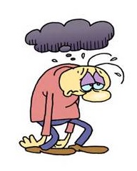 192x240 Free Depressed Clipart