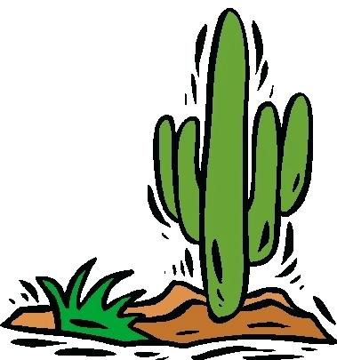 379x405 Desert Scene Clipart