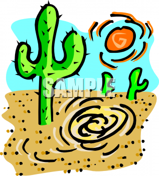 317x350 Desert Sun Clip Art 7743910