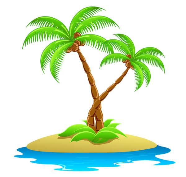 600x570 Beach Clipart Desert Island