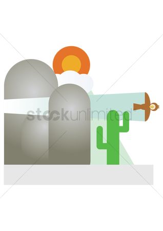 318x450 Free Desert Landscape Stock Vectors Stockunlimited