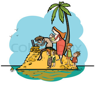 320x320 Desert Island Stock Vector Colourbox