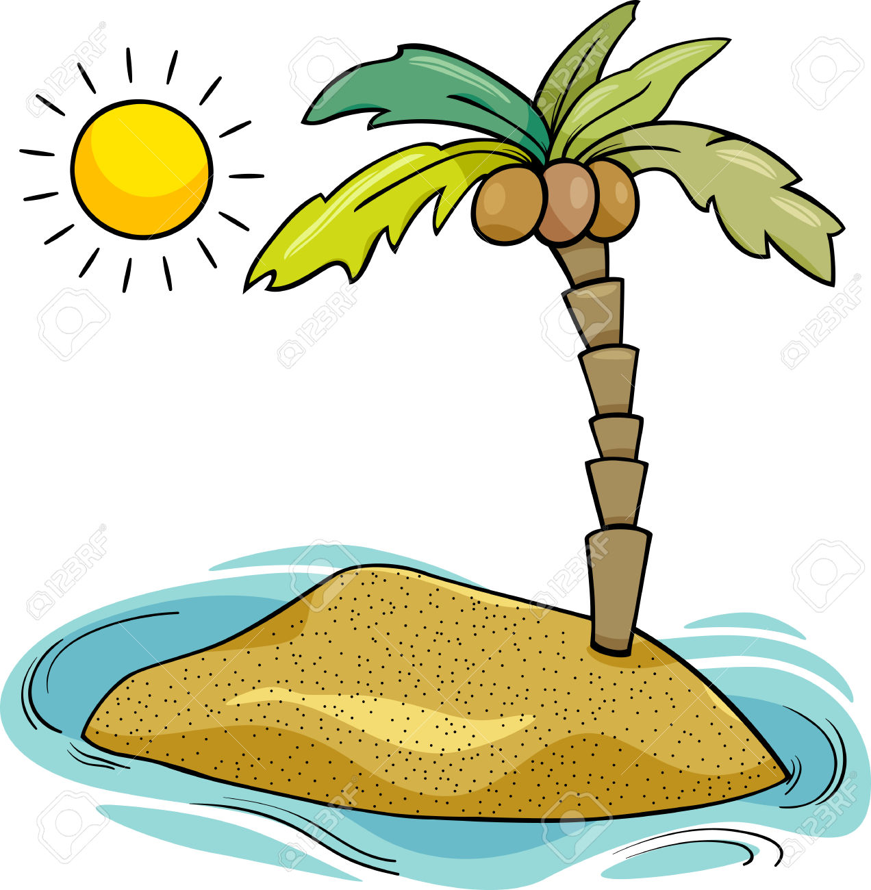 1272x1300 Island Clipart
