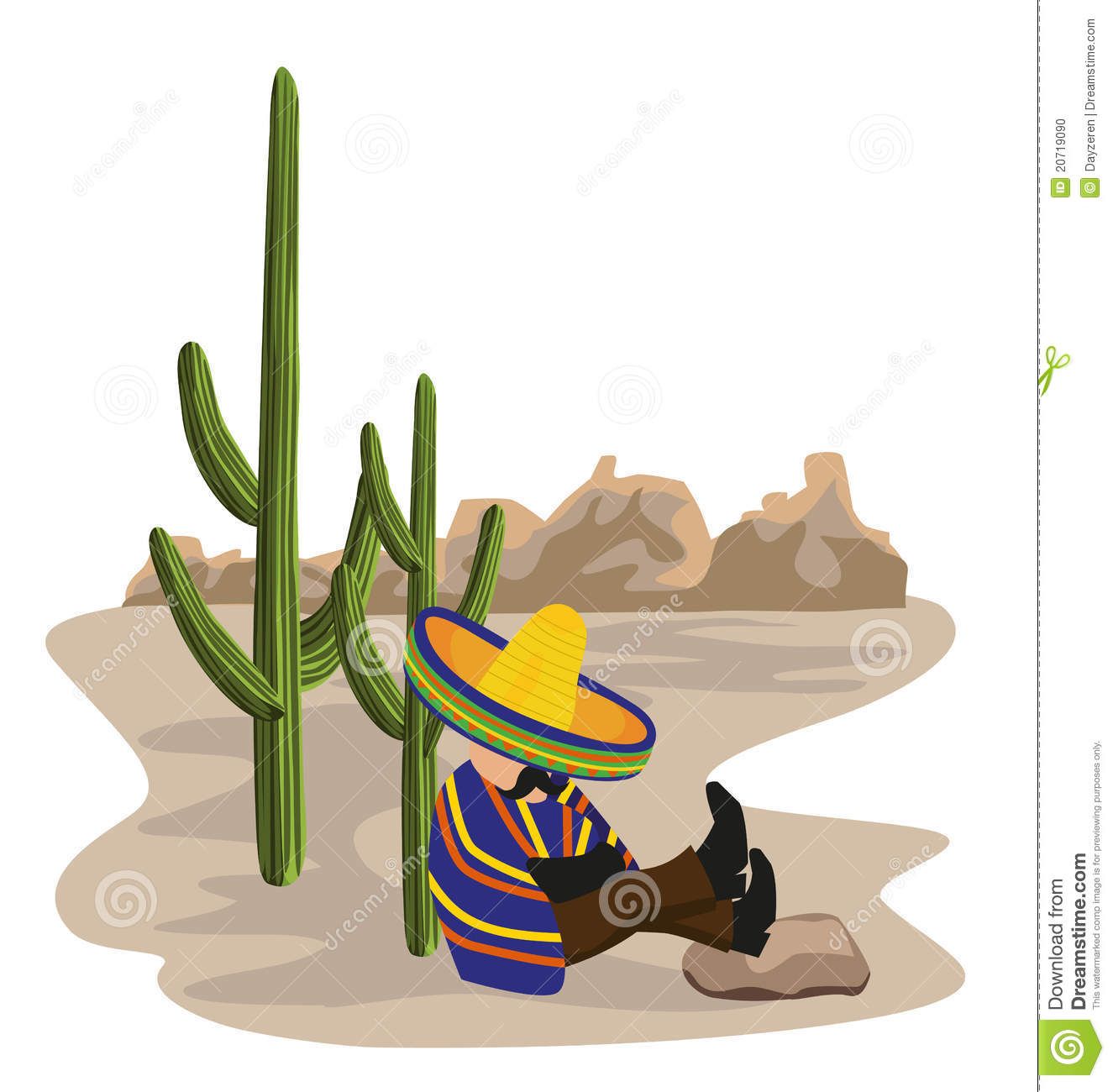 1325x1300 Mexican Napping Stock Photo