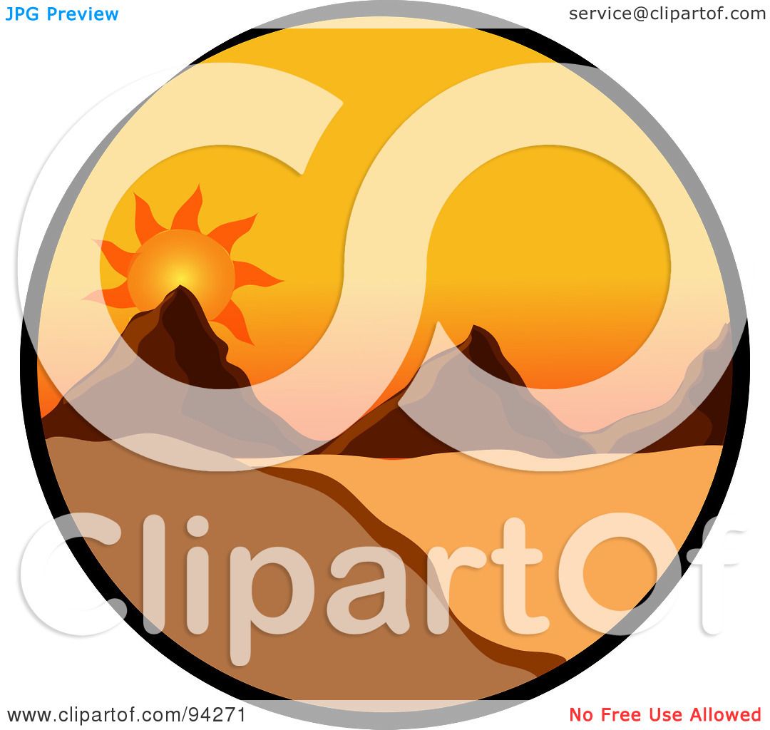 1080x1024 Royalty Free (Rf) Clipart Illustration Of A Circle Scene Of A Sun