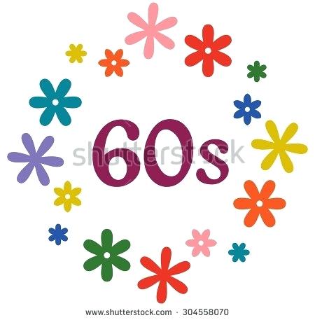 450x457 Flower Power Clip Art Flower Power Retro Style Design Illustration
