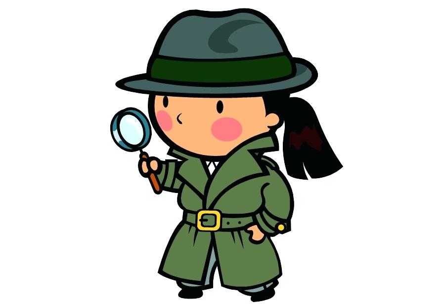 900x620 Detective Magnifying Glass Stock Image Young Detective With Pipe