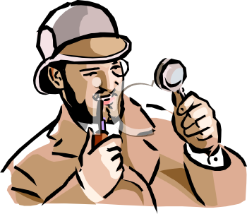 350x303 Famous Detectives Clipart