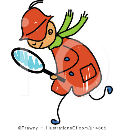 400x420 Boy Detective Clipart