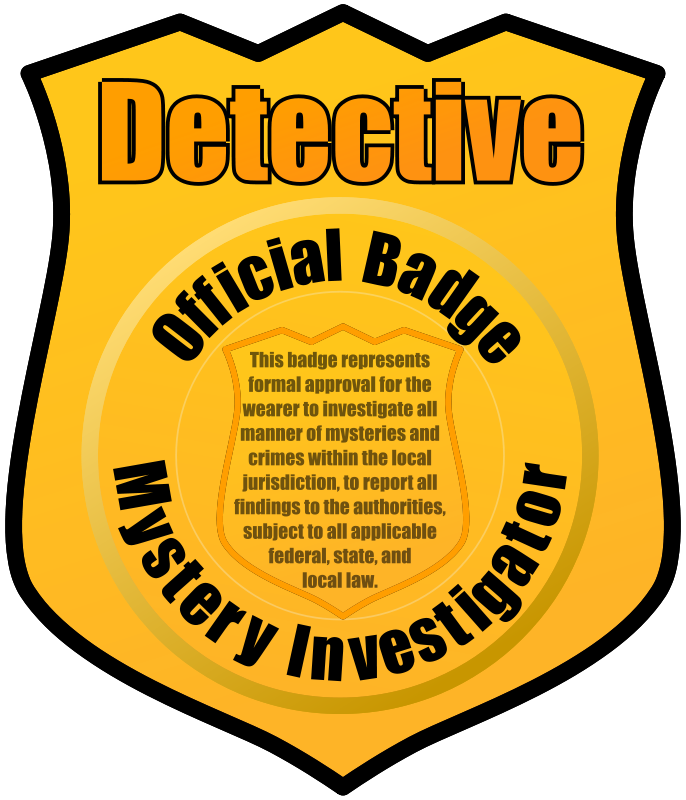 686x800 Detective Badge By Eady