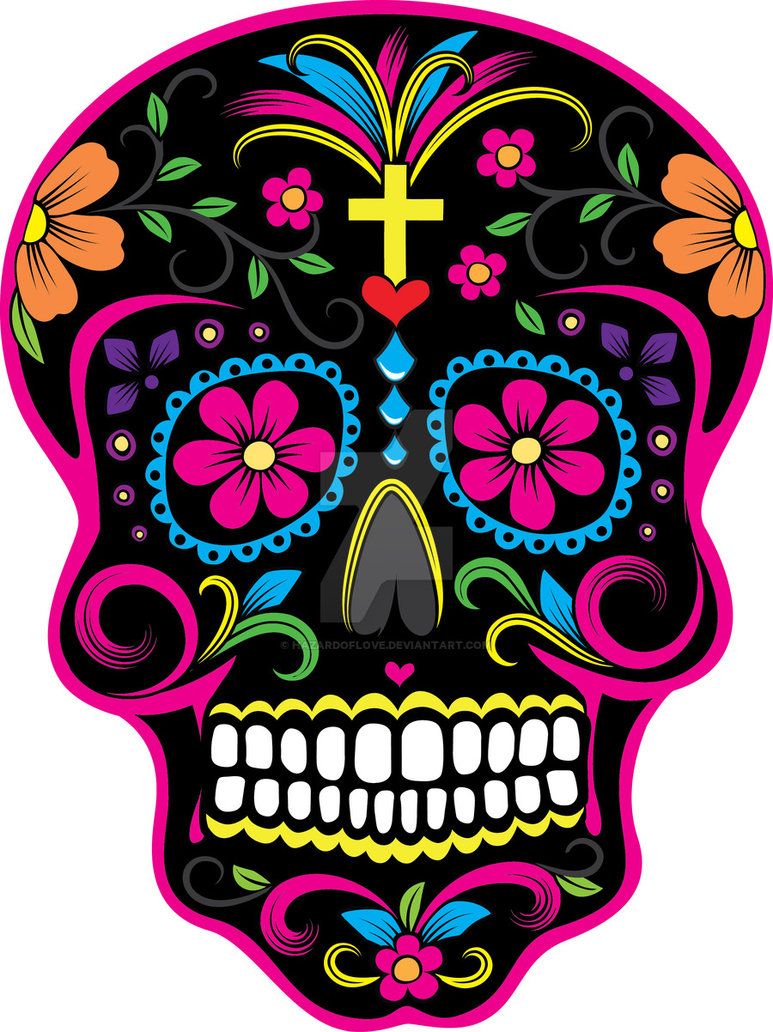 773x1032 Dia De Los Muertos Skull 2 By