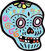 148x170 Dia De Los Muertos Skull Clipart Collection
