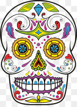 260x360 Calavera Day Of The Dead Human Skull Symbolism Clip Art
