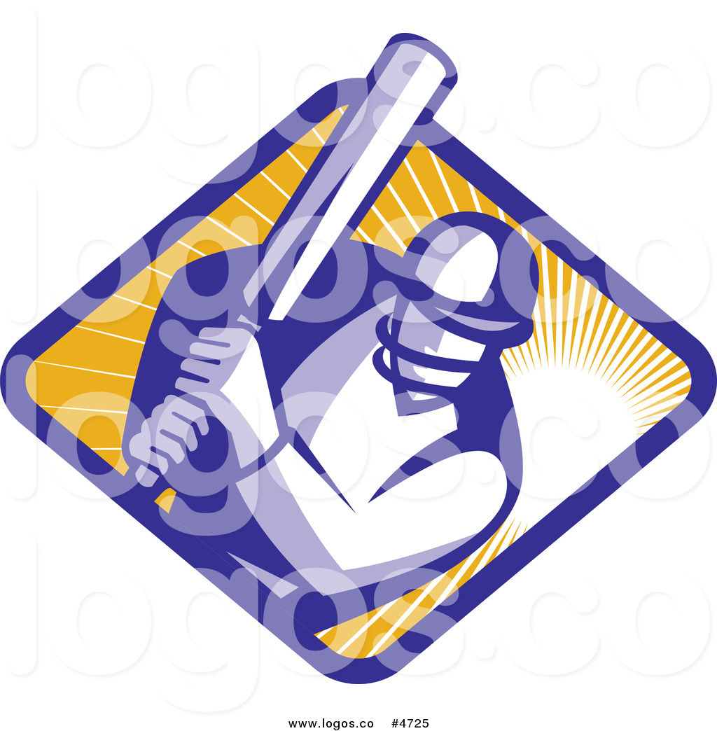 1024x1044 Royalty Free Clip Art Vector Logo Of A Cricket Player Batsman Over