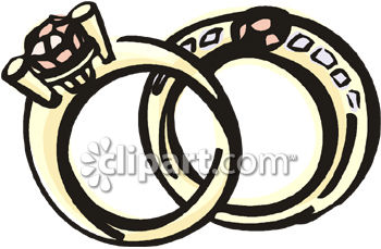 350x229 Gold And Diamond Wedding Ring Set
