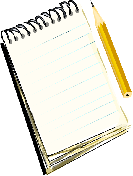 450x594 Notebook Kint Clip Art