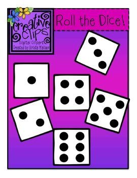 270x350 Free Dice Clipart Creative Clips Digital Clipart By Krista