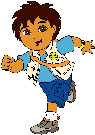 405x576 Go, Diego, Go Clipart Panda