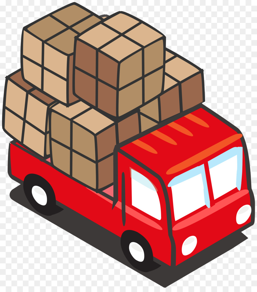 900x1020 Cargo Semi Trailer Truck Clip Art