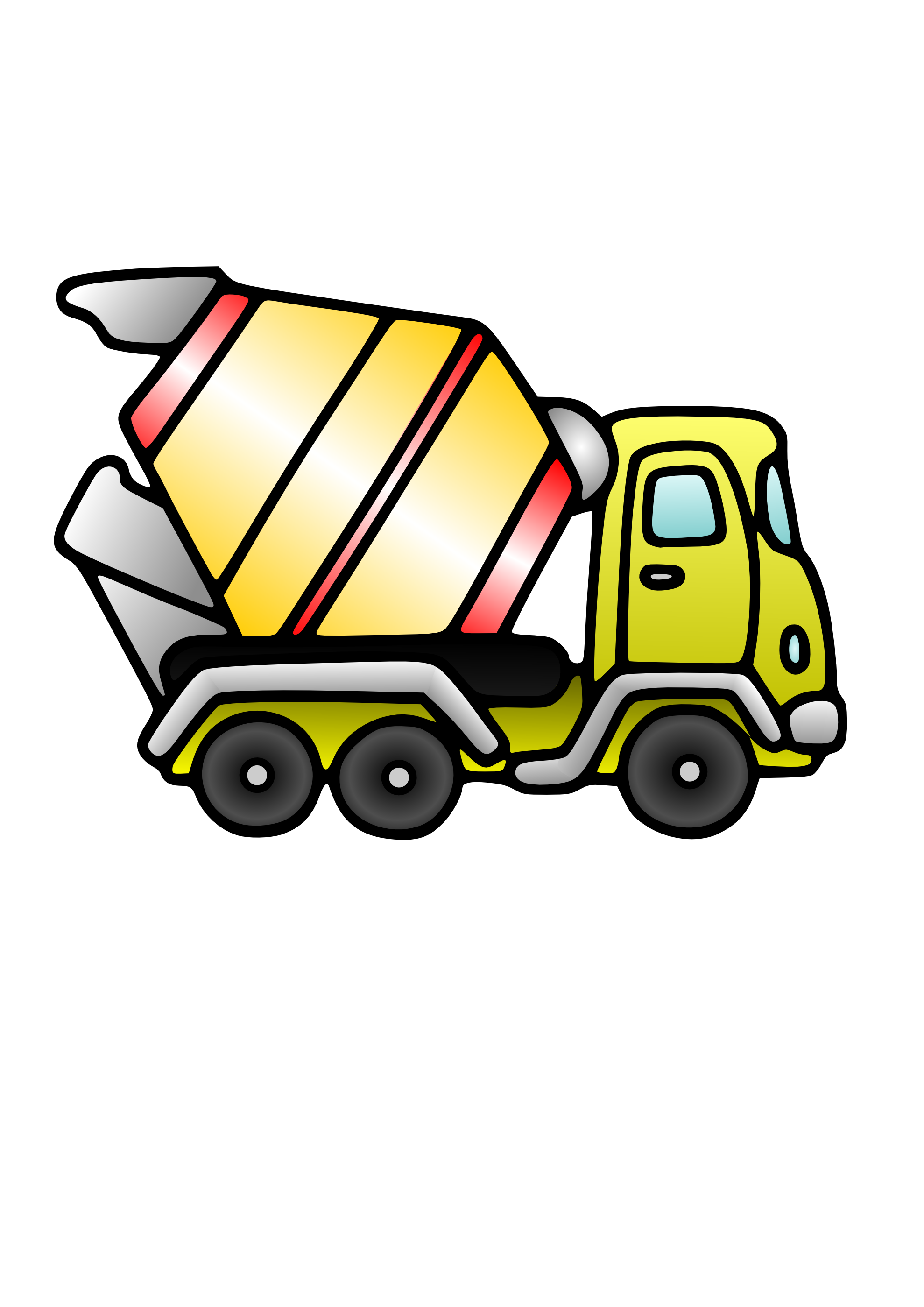 1979x2799 Clip Art Concrete Truck Clip Art