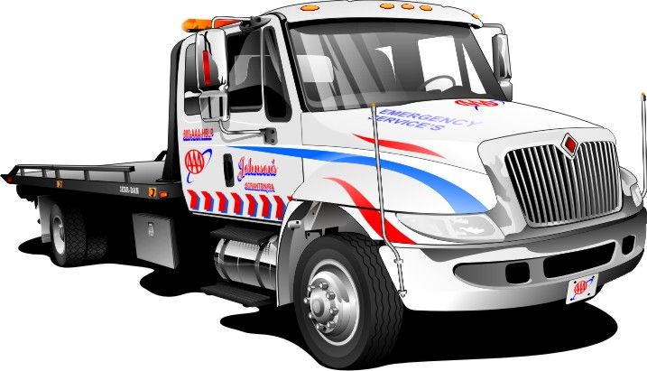 717x411 Flatbed Truck Graphics