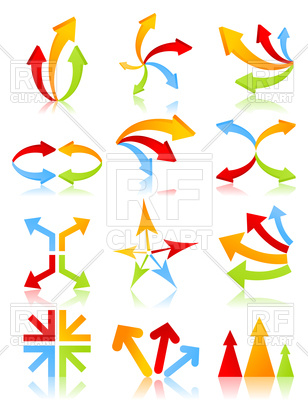 308x400 Different Kinds Of Arrows Royalty Free Vector Clip Art Image