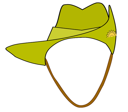 500x436 Digger Anzac Army Hat Clipart, 11 Cm