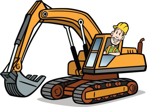 485x354 Unique Digger Clipart