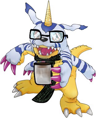 311x381 Gabumon Hipster Digimon Cool Art