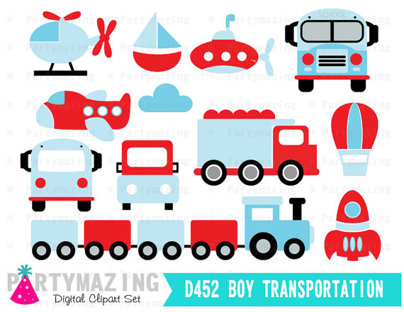 570x440 Transportation Clipart For Boys (Personal Amp Small Business Use