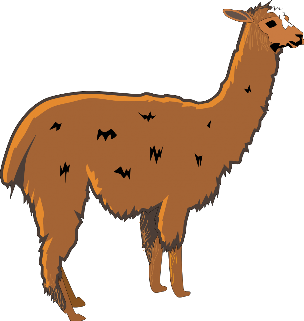 971x1024 Best Llama Clipart