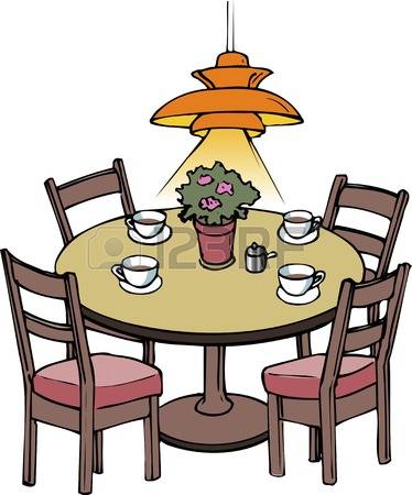 374x450 Dinner Table Clip Art Dining Table Clipart Cliparts