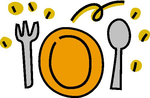 500x329 Terrific Dinner Plate Clipart Photos
