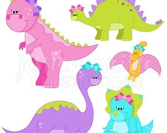 340x270 On Sale Happy Birthday T Rex Cute Digital Clipart Birthday