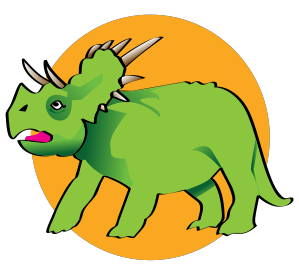 299x272 Triceratops Clip Art
