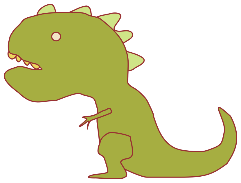 830x633 Dinosaur Clipart