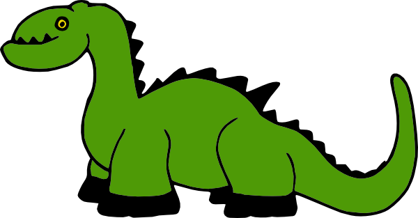600x313 Dinosaur Cartoon Clip Art Free Vector 4vector