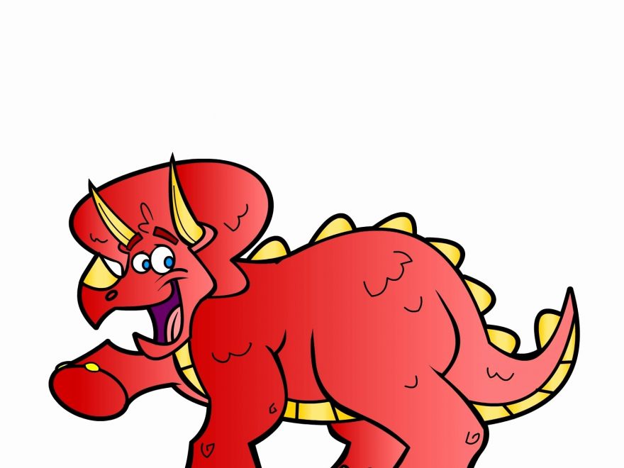 880x660 9 Lovely Cartoon Dinosaur Footprints